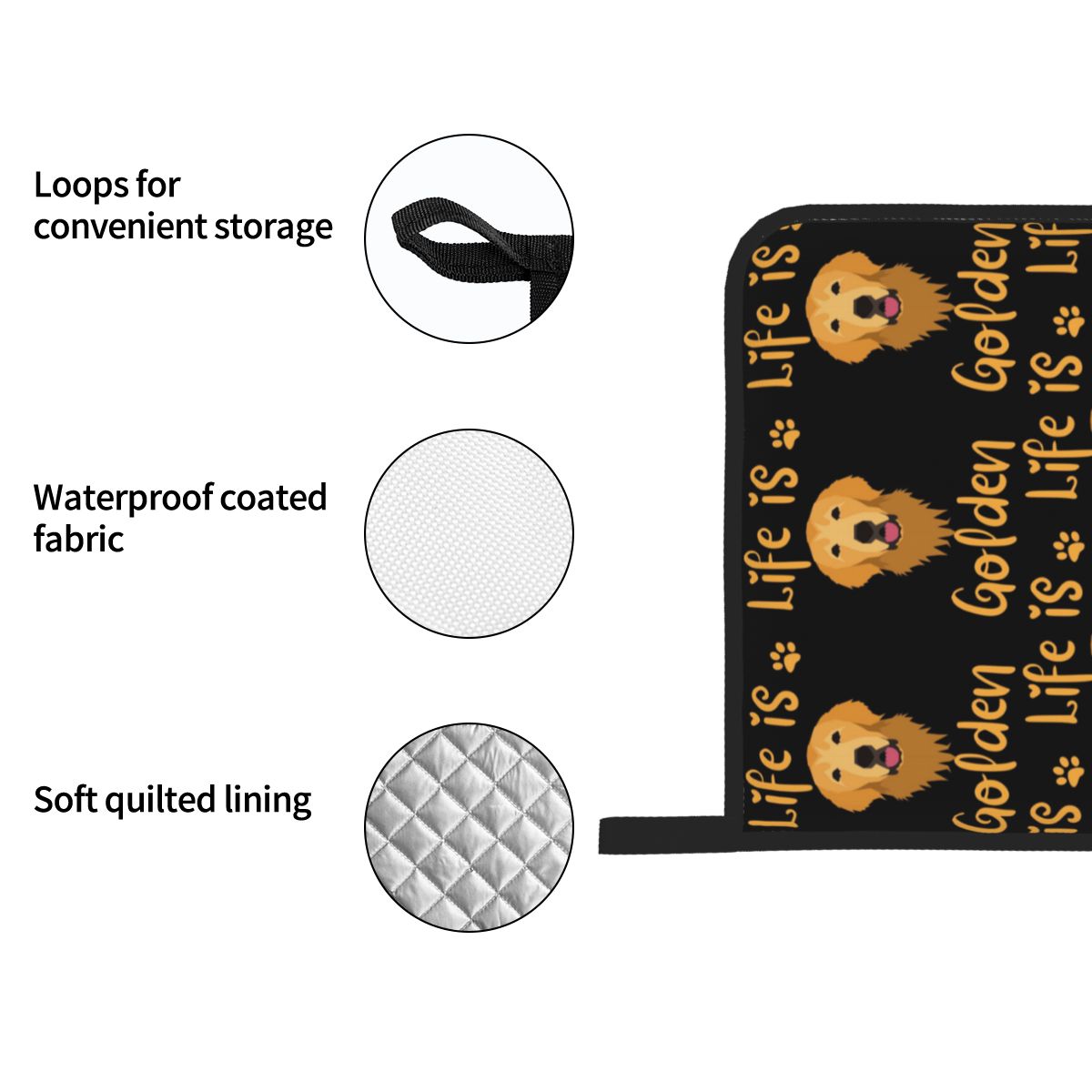 GOLDEN RETRIEVER Quote Oven Mi - Kitchen Baking Quotes recension och pris