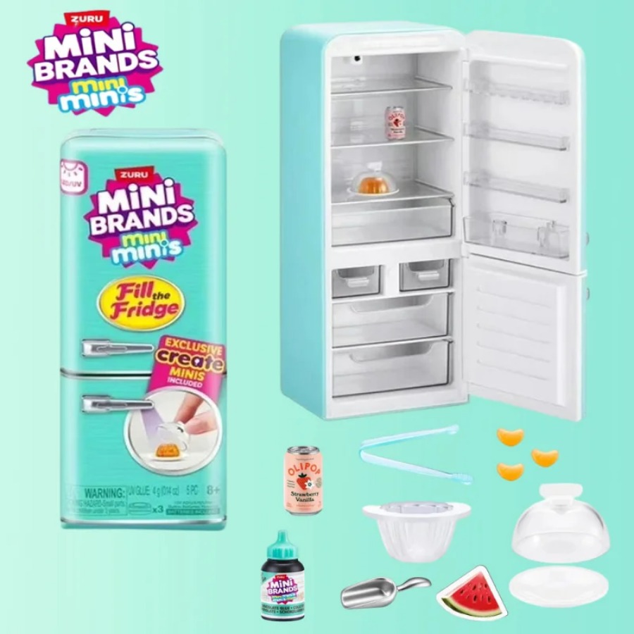 ZURU 5 Surprise Mini Fridge Ba - Miniature Baking Kitchen recension och pris