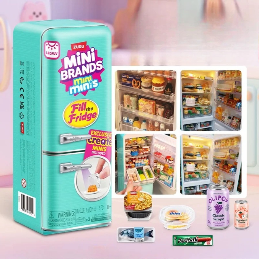 ZURU 5 Surprise Mini Fridge Ba - Miniature Baking Kitchen recension och pris