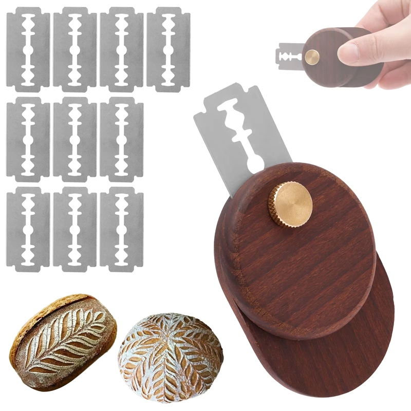 Bread Lame Dough Score Cutting - Dough Scraper Curved recension och pris