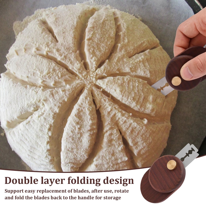 Bread Lame Dough Score Cutting - Dough Scraper Curved recension och pris