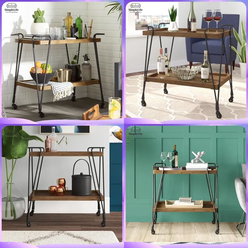 Kitchen Trolley with Wheels Ro - Kitchen Baking Cart recension och pris